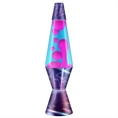 LAVA 14.5" Electric Blue Novelty Table Lamp: Electric Blue Glass Globe, Soothing Light, No Assembly Required | Target
