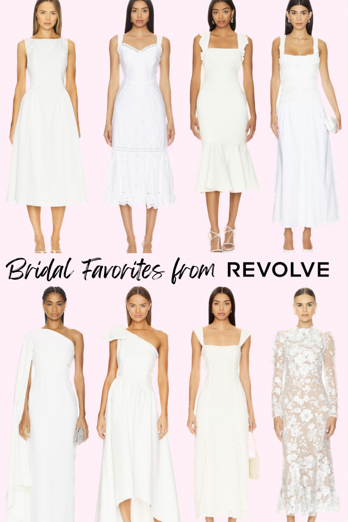 Revolve has the cutest bridal outfits and lots are on sale right now! Perfect for showers, bach trips, & rehearsal dinner🤍

#LTKsalealert #LTKstyletip