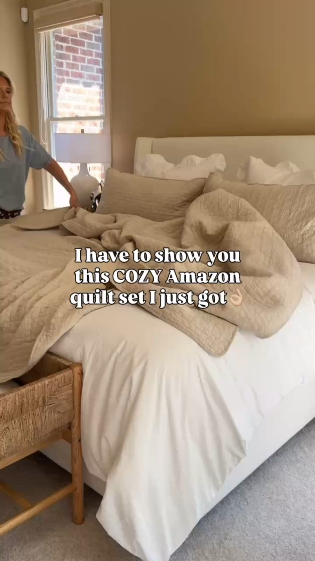Cozy bedroom refresh but make it affordable 🛏️✨ these amazon quilts come in 3 dreamy colors and give that high-end, layered look without the price tag. perfect for a quick room glow-up 🤍

#LTKSeasonal #LTKHome #LTKSaleAlert