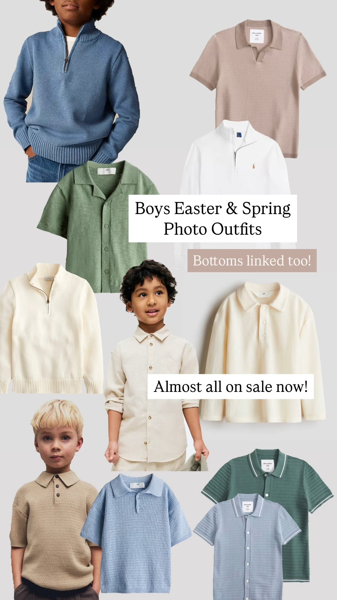 Boys Easter and spring family photo outfit inspo. Toddler boy outfits. Family coordinating. Boys spring style. Almost all on sale!

#LTKSeasonal #LTKKids #LTKSpringSale