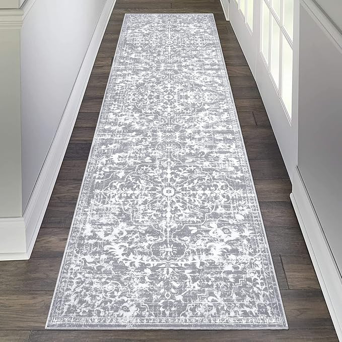 Pauwer Boho Hallway Runner Rug 2x8 Washable Entryway Area Rugs Non Slip Farmhouse Vintage Floor M... | Amazon (US)
