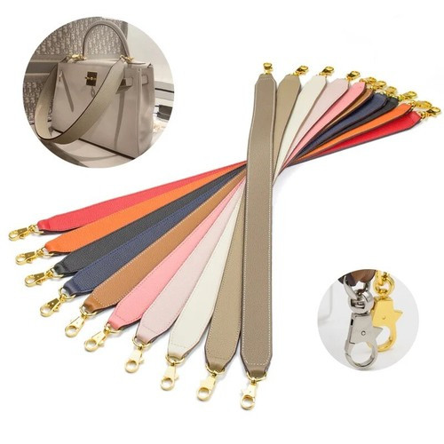 V Tab Leather Strap attachment 68cm for Kelly bag (etoupe nata gold blue black) | eBay AU