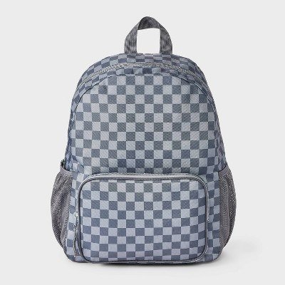 Kids' Checker Backpack - Cat & Jack\u2122 Gray | Target