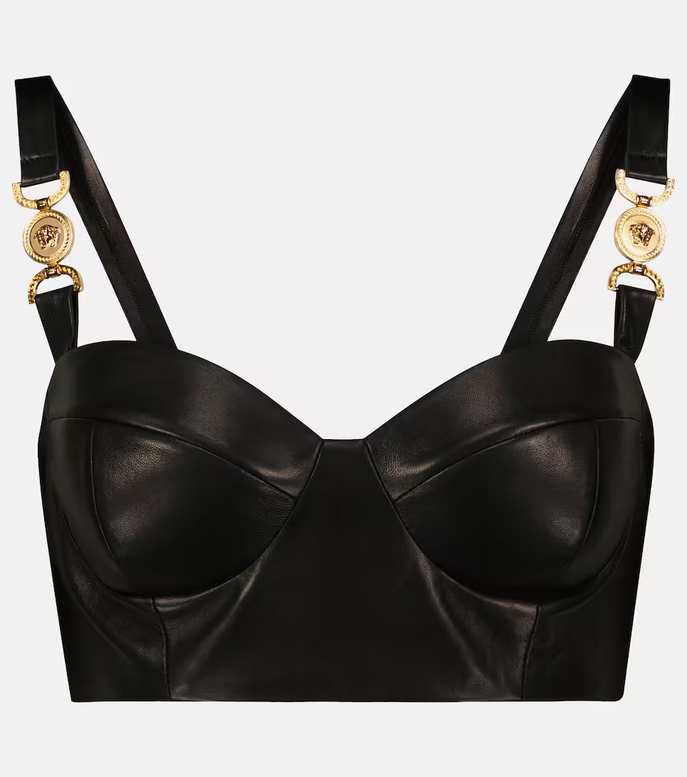 Leather bustier top | Mytheresa (US/CA)