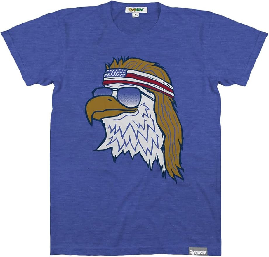 Funny Men's Animal Themed Patriotic Graphic Tees for 4th of July and Summer | Amazon (US)