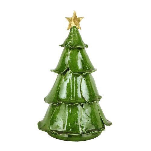 Foresta Medium Ruffled Tree - VIETRI - Green | One Kings Lane