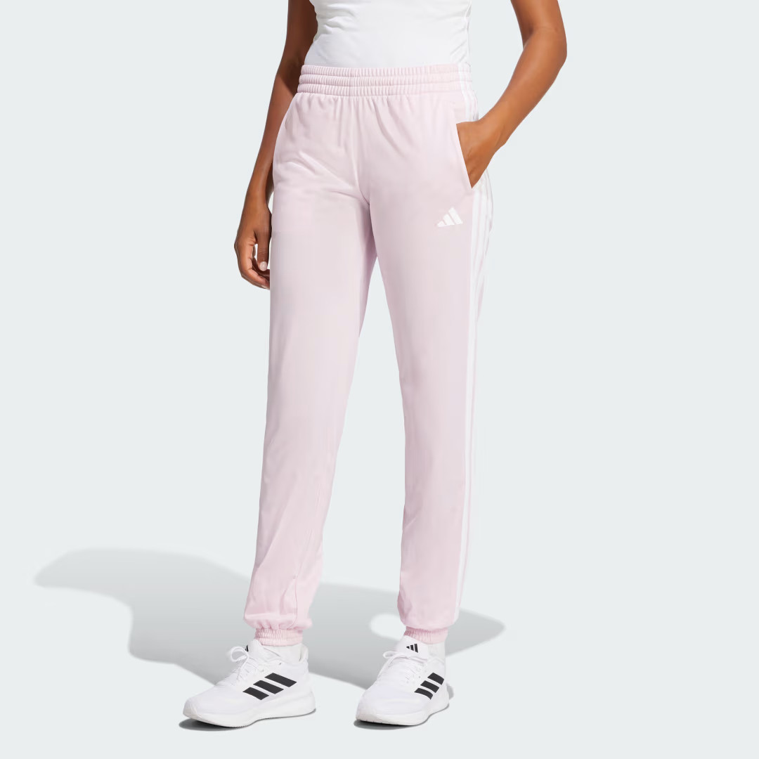 adidas Tricot 3-Stripes Track Pants Clear Pink XS Womens | adidas (US)