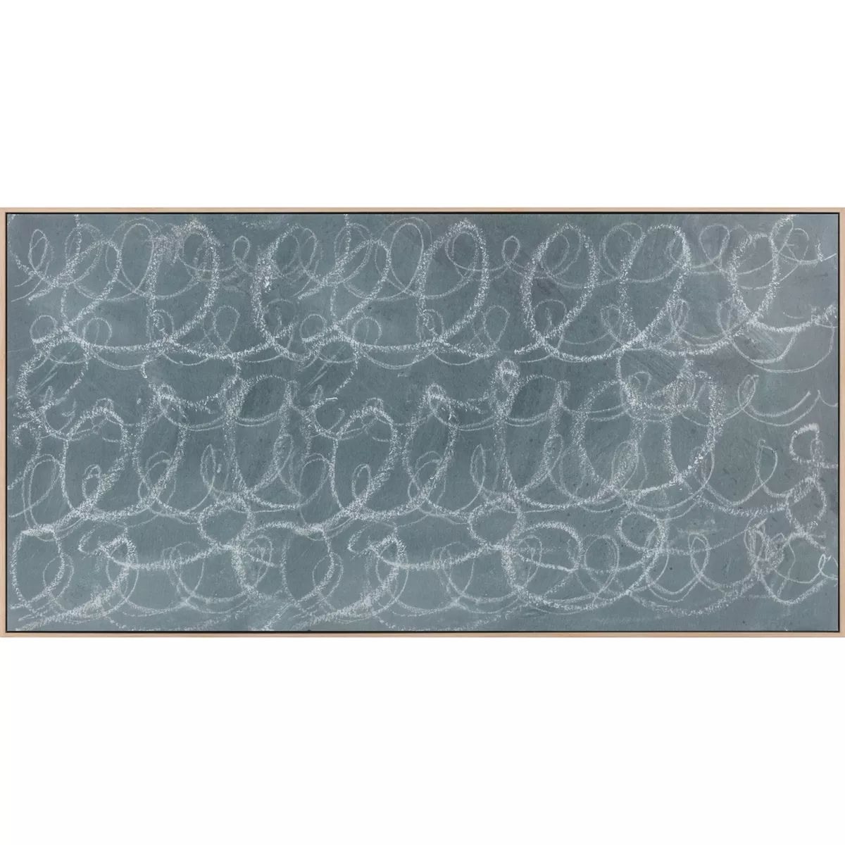 47" x 24" Squiggles Framed Printed Canvas Blue - Threshold™ | Target