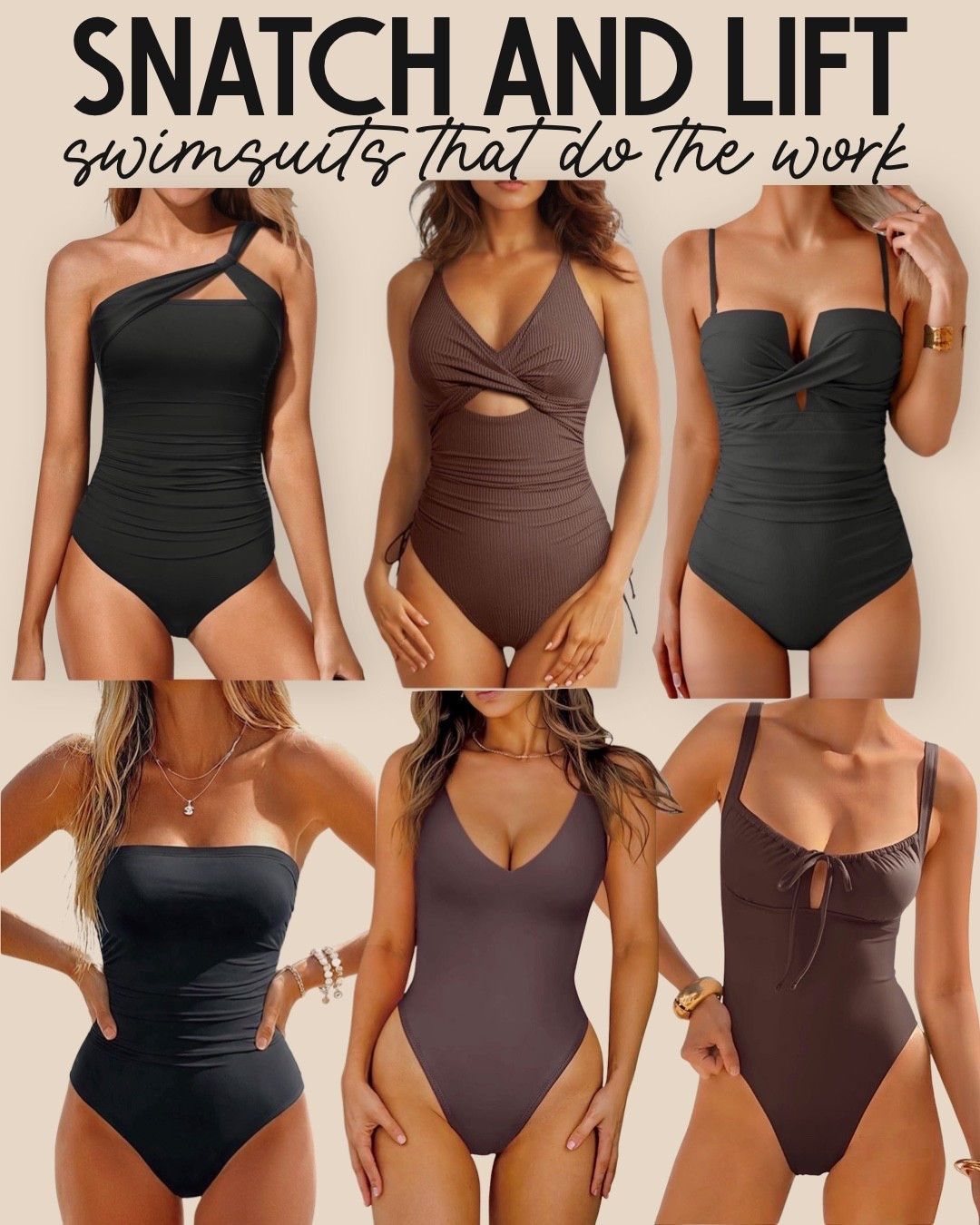 For when everything needs a little… support.
Snatches your tummy + lifts your boobs without trying too hard.
These are the ones I’d actually wear.

#LTKSwim #LTKmomlife #LTKOver40