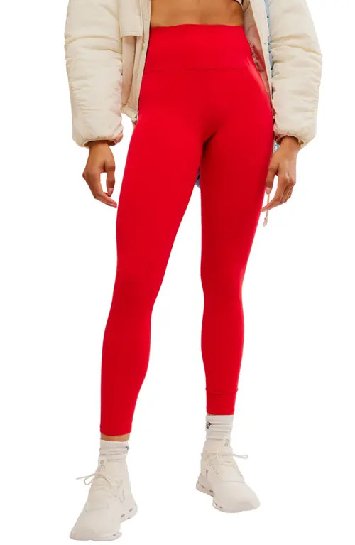 Free People FP Movement Never Better High Waist Leggings in Winterberry at Nordstrom, Size X-Large | Nordstrom