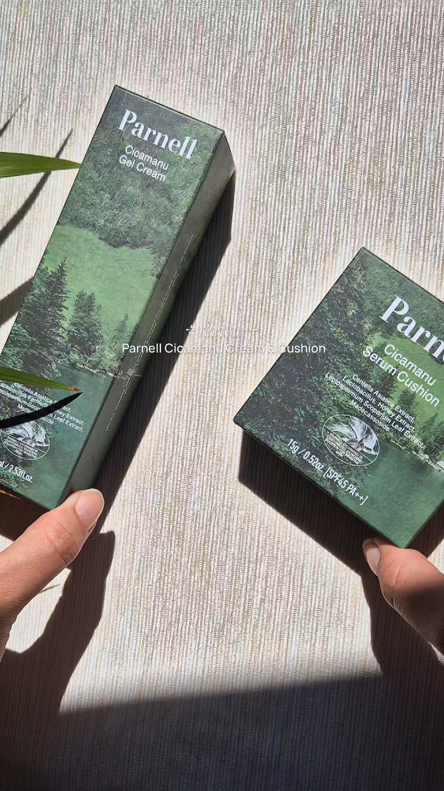 Parnell Cicamanu Serum Cushion in shade 23 & Cicamanu Gel Cream 💚 Review on my ig. 

#LTKbeauty