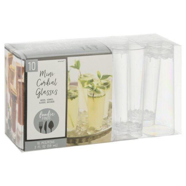 2 oz Mini Clear Cordials, Set of 10 | Walmart (US)