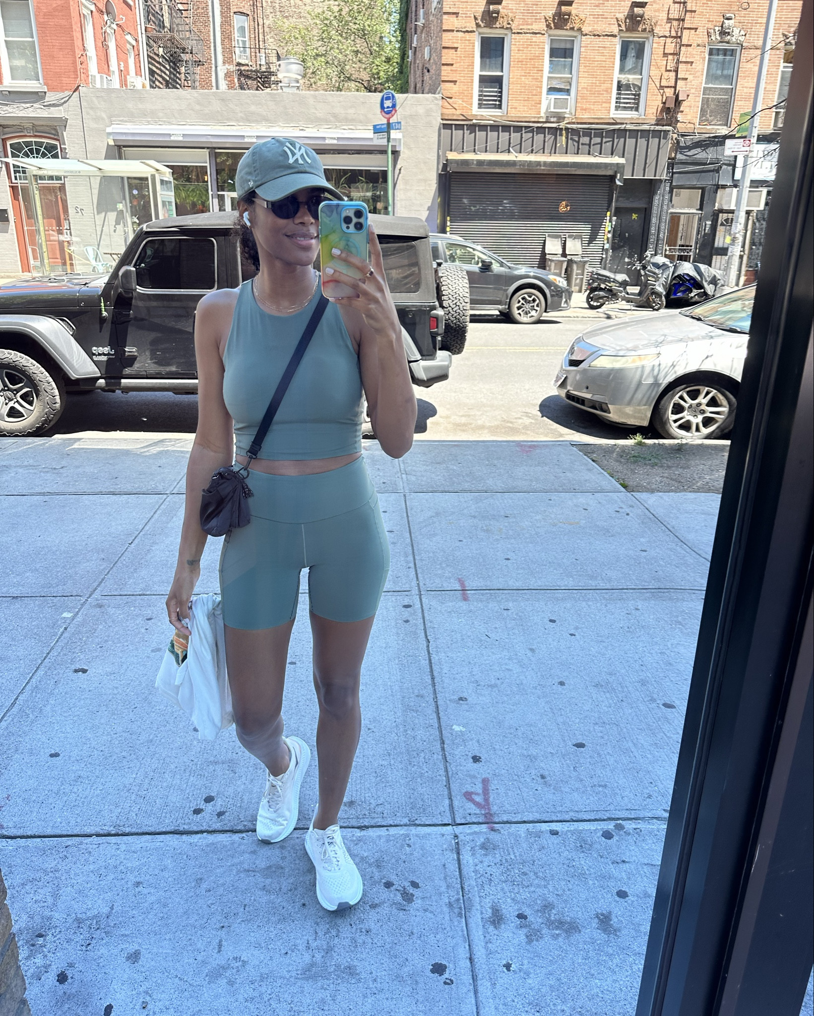 Also got this set and I'm On my way for my first 5K in it 🏃🏽‍♀️ #LTKFitness 

#LTKShoeCrush #LTKActive