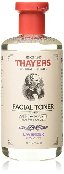 Thayers Natural Remedies Witch Hazel Lavendar - Alcohol Free 12 fl oz (355 ml) Liquid | Amazon (US)