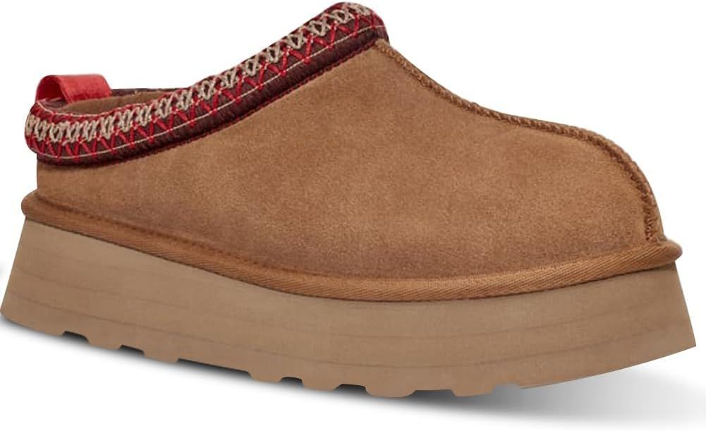 Women's Tasman Slippers Platform Mini Boots Short Ankle Boot Fur Fleece Lined Sneakers House slip... | Amazon (US)