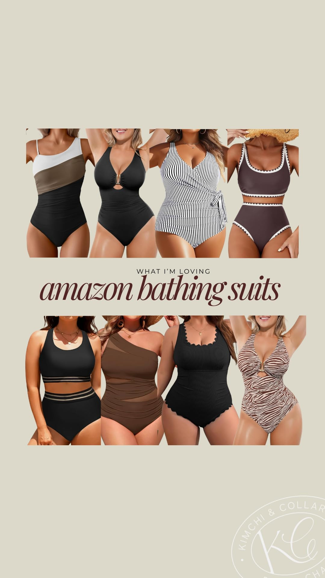 I'm loving these Amazon bathing suits! They're perfect for the beach or pool. All are curvy body friendly. #amazonfashion #amazonswim #plussizeswim 

 #LTKOver40 #LTKPlusSize #LTKSwim