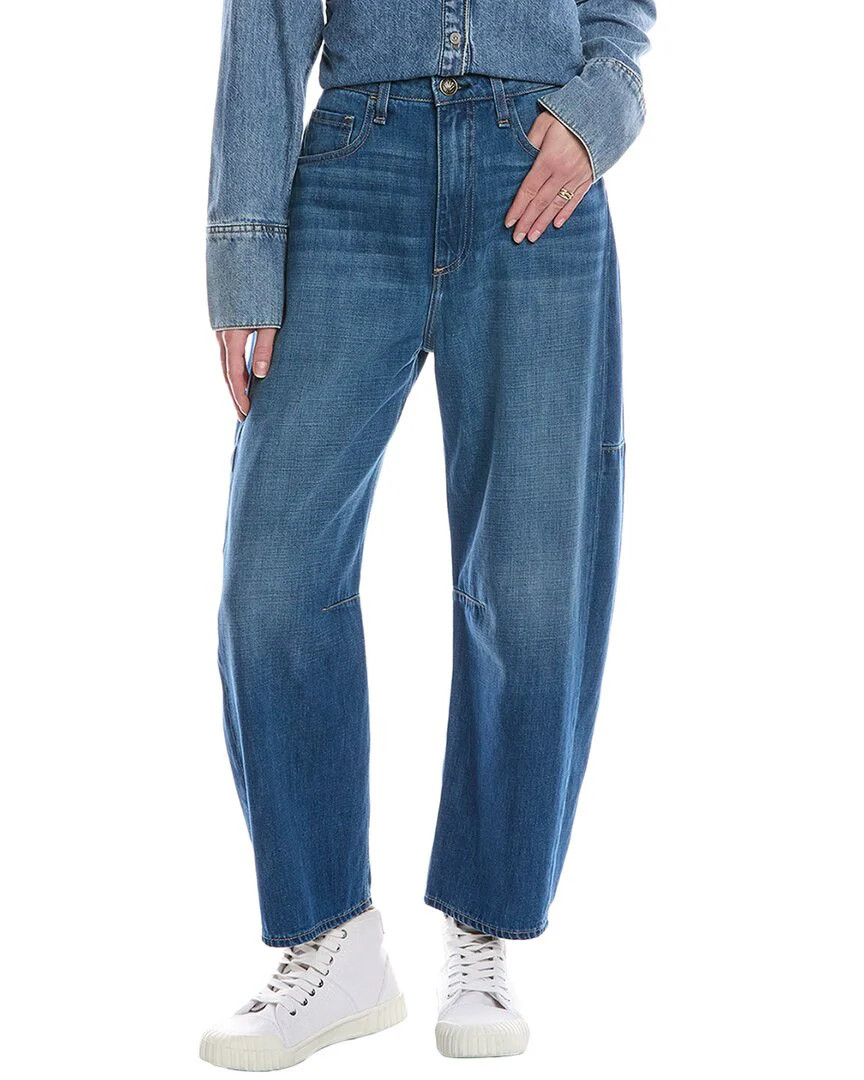 rag & bone Chase Medium Wash High-Rise Barrel Jean | Shop Simon