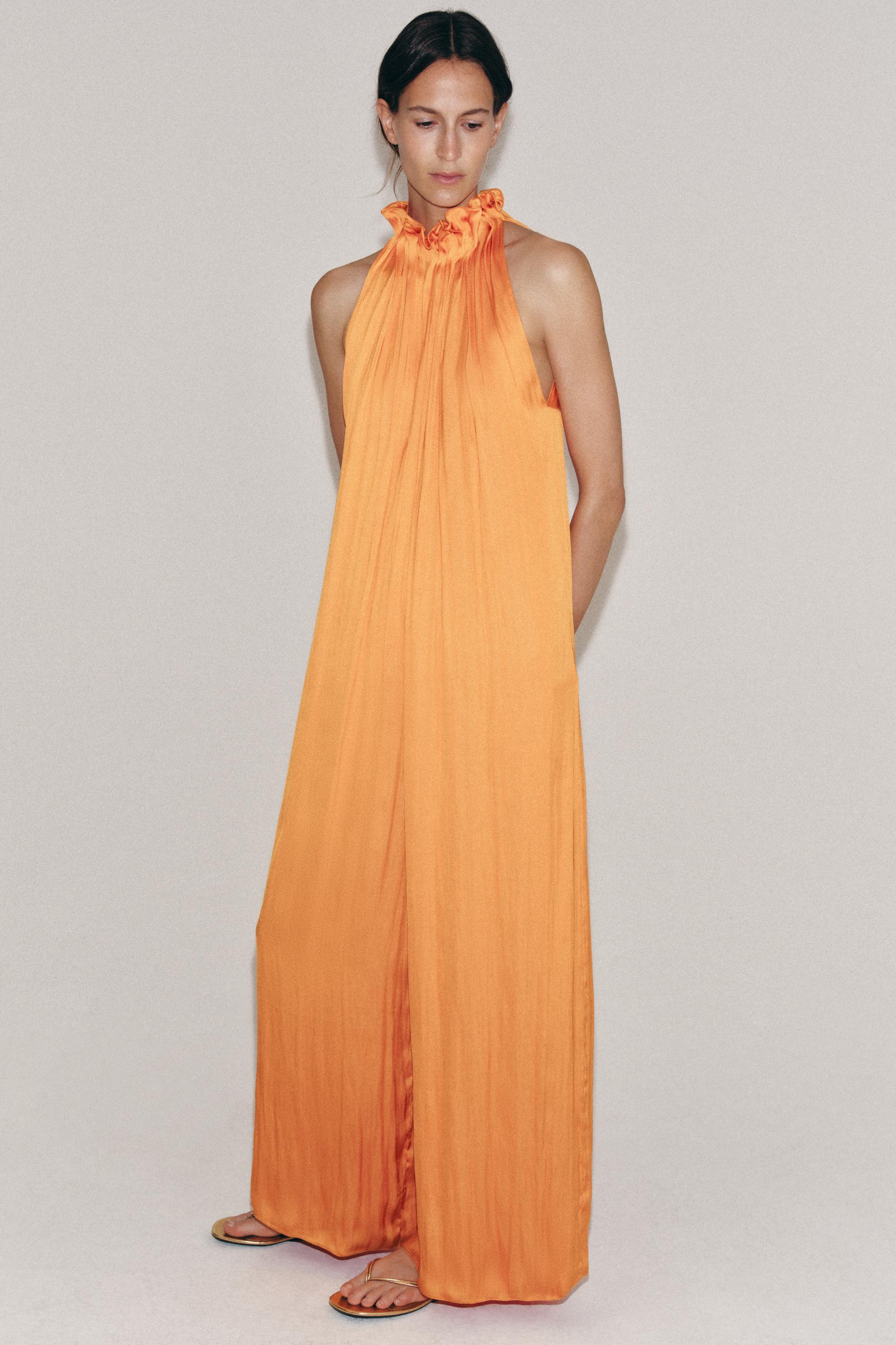 ZW COLLECTION SATIN EFFECT JUMPSUIT | Zara US