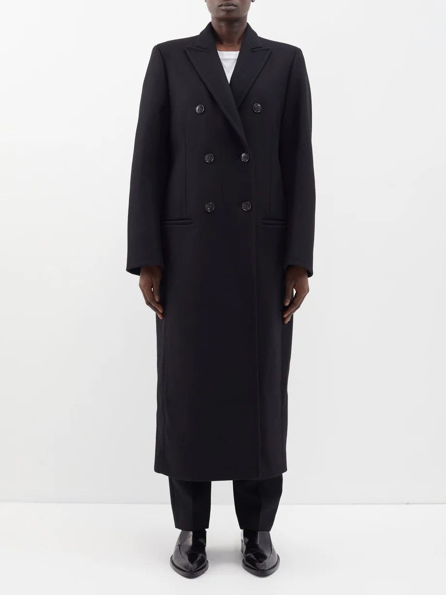 Double-breasted tailored wool coat | Toteme | Matches (UK)
