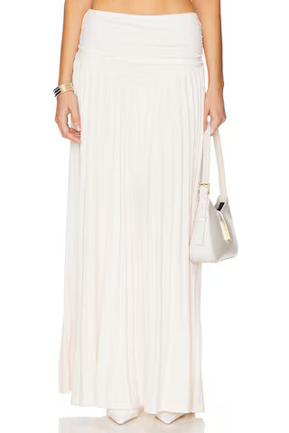 LIONESS Field Of Dreams Maxi Skirt in Ivory from Revolve.com | Revolve Clothing (Global)