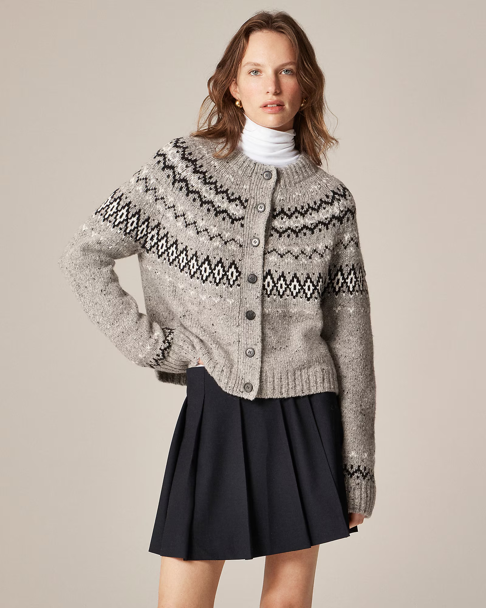 Fair Isle cardigan in wool blend | J. Crew US