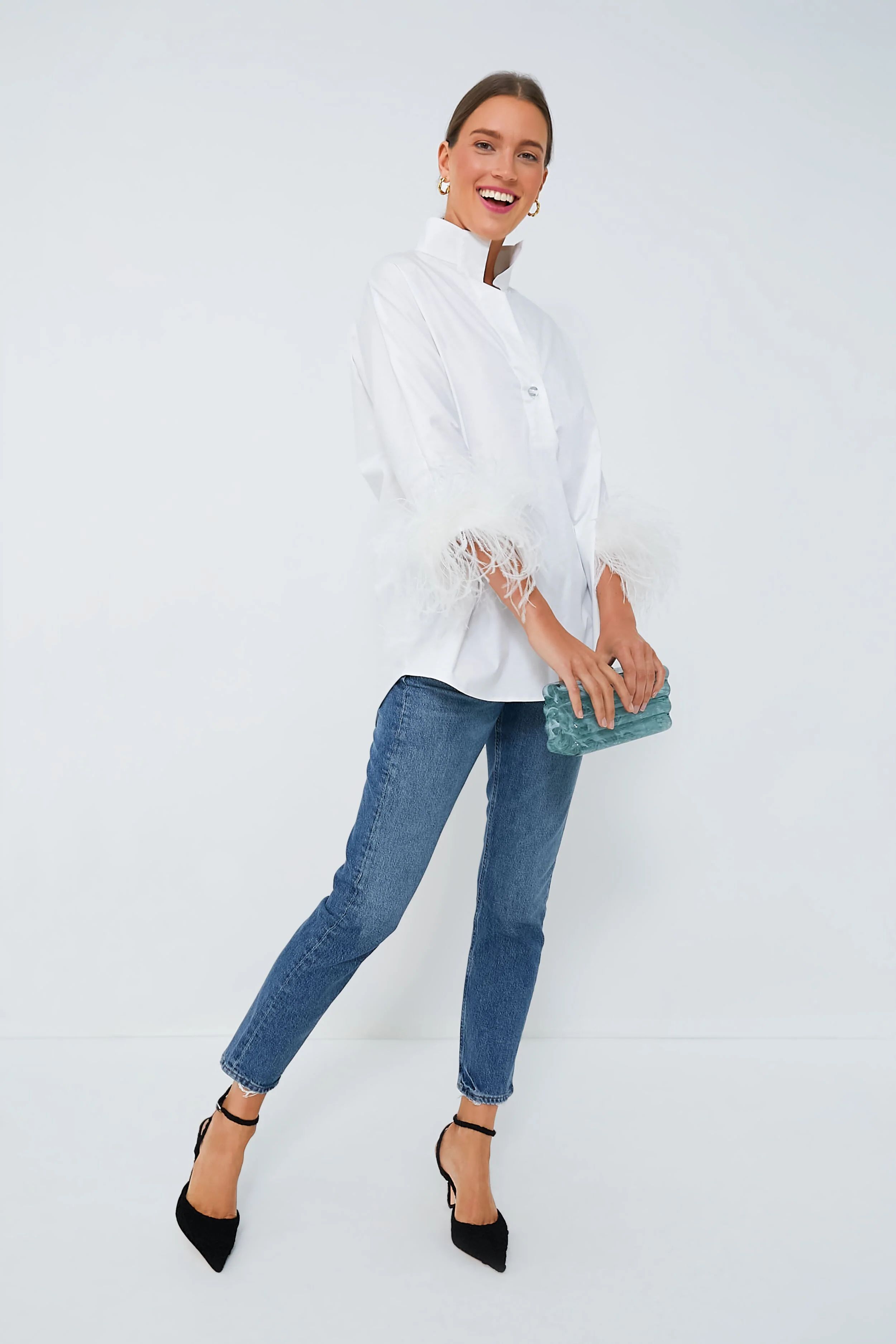 Ivory Lace Willow Blouse | Tuckernuck (US)