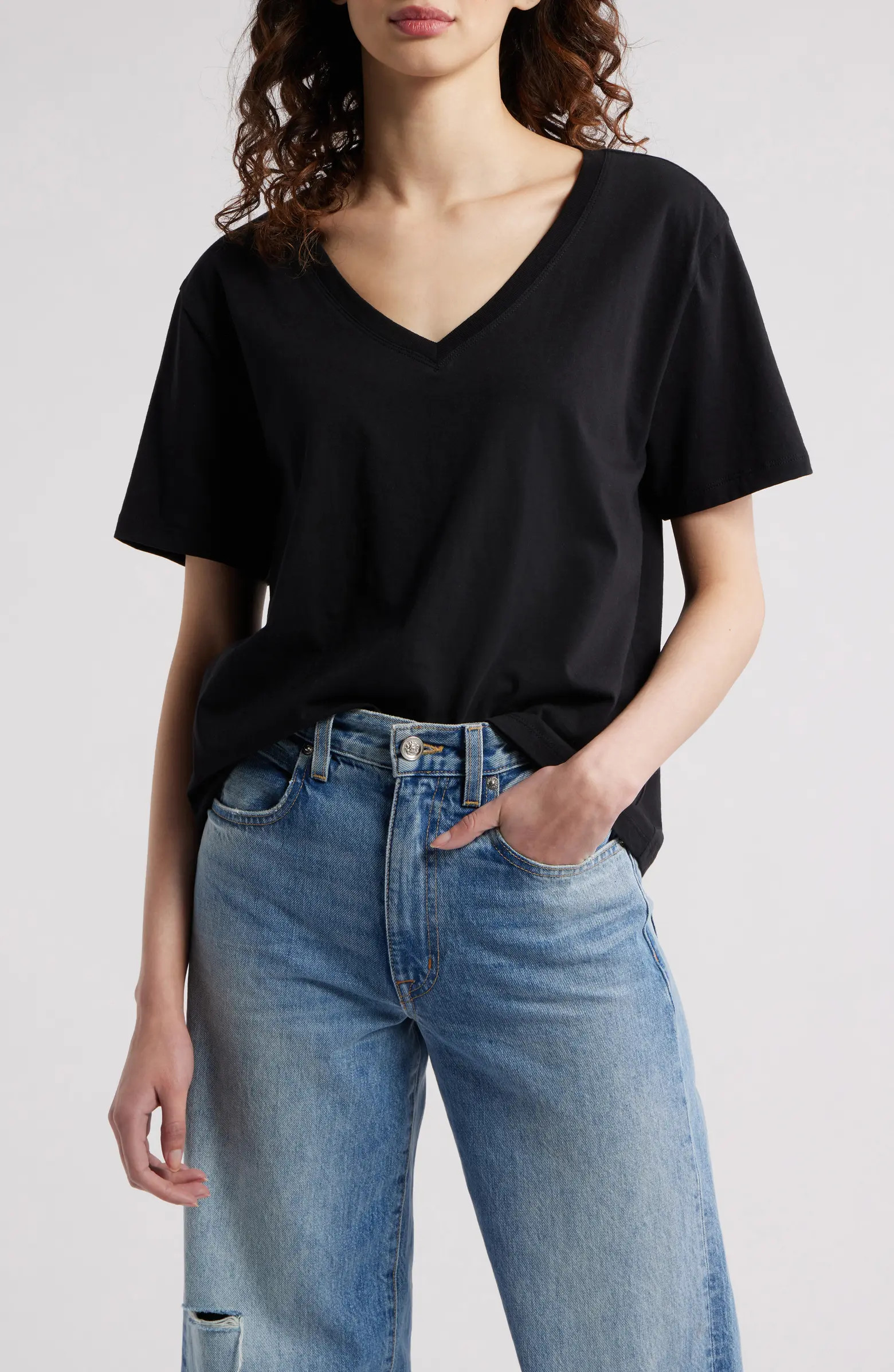 Core Cotton V-Neck T-Shirt | Nordstrom
