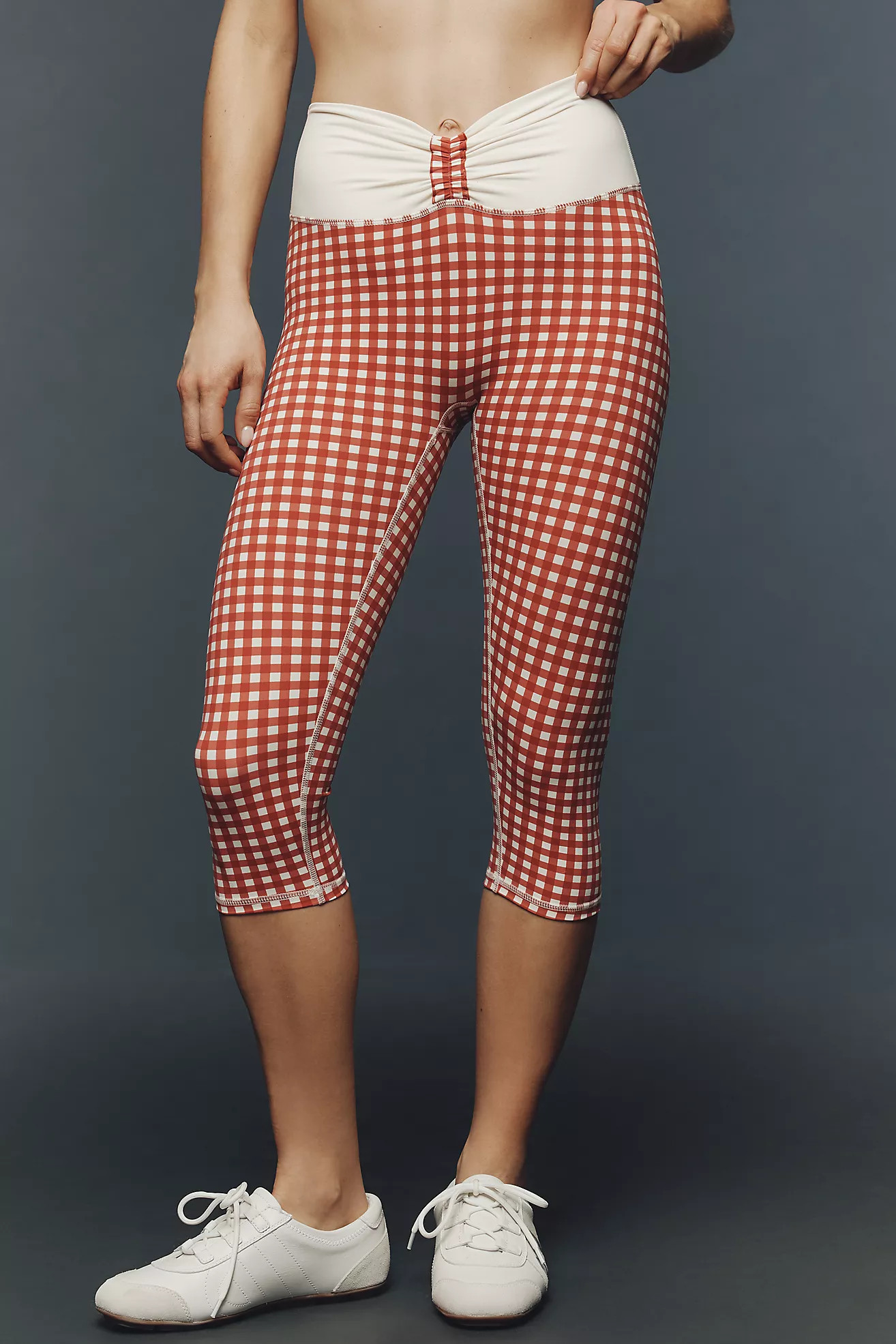 Astoria Activewear Luxe Colorblock Capri Leggings | Anthropologie (US)