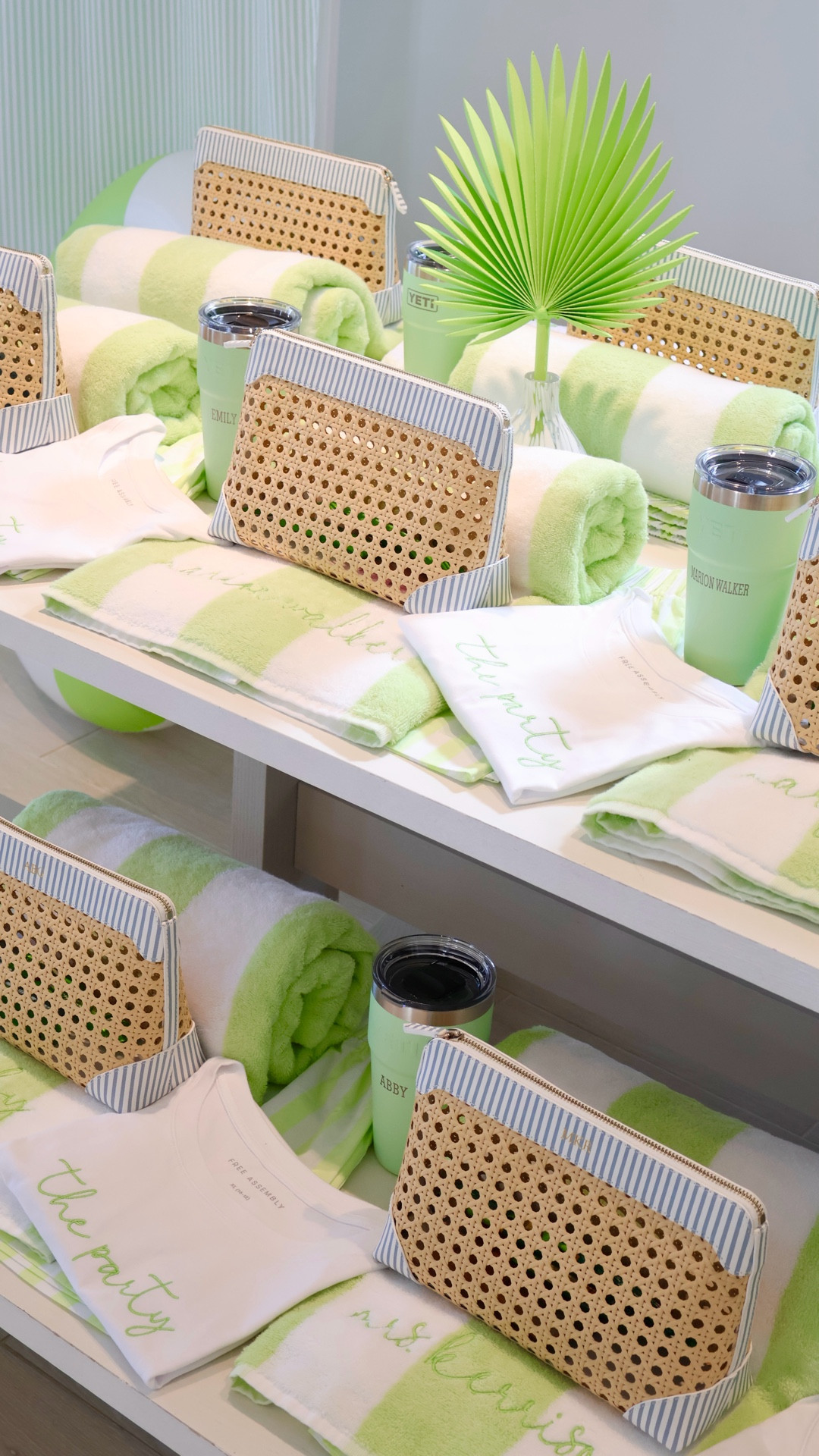 Bachelorette Party Gift Ideas for Bridesmaids | Personalized Welcome Bags, Custom Tumblers & Bridesmaid Gifts

Planning a bachelorette party or destination girls trip? These bachelorette party gift ideas for bridesmaids are the perfect mix of cute and practical. Create a beautiful bachelorette welcome bag with personalized tumblers, monogram makeup bags, matching bridesmaid shirts, and striped beach towels for the ultimate coastal bachelorette party or Palm Beach themed bach weekend. These custom bridesmaid gifts and bachelorette party favors are perfect for a bridesmaid proposal, bach trip welcome bags, or bridesmaid gift baskets your girls will actually use long after the celebration.

#LTKHome #LTKTravel #LTKWedding