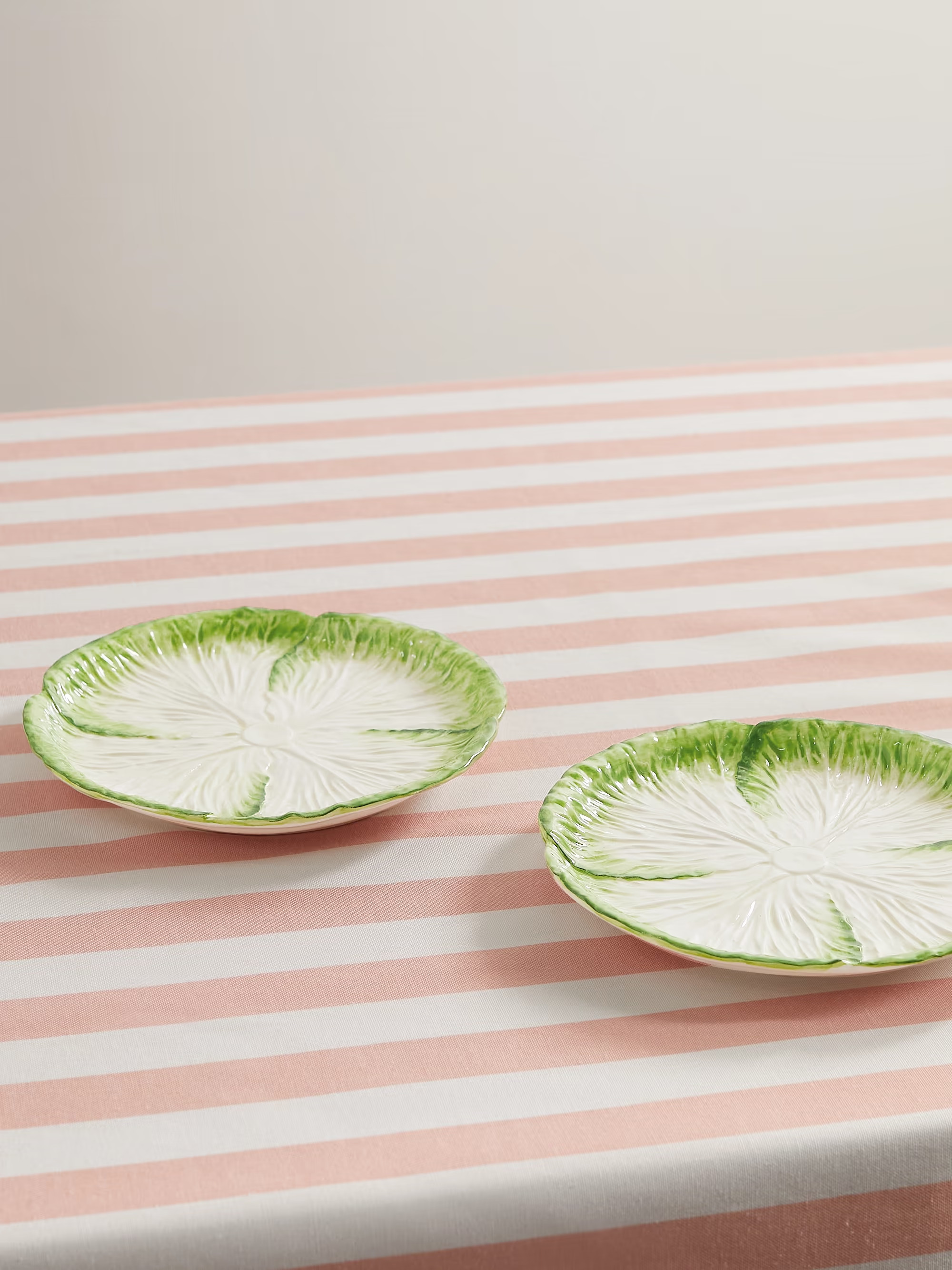 Capri Lettuce set of two ceramic starter plates | NET-A-PORTER (US)