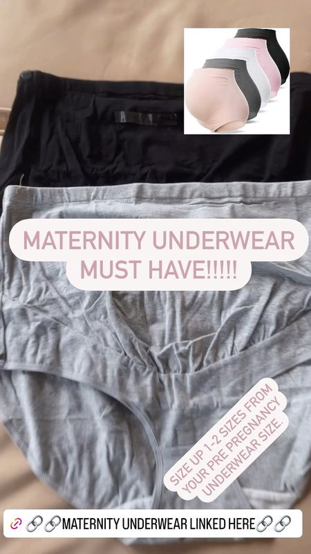 Maternity Must Haves
Pregnancy Must haves 

Size up one to two sizes from you “pre pregnancy size.”

* These are one of my favorite maternity buys. I honestly don’t know if I want to go back to “normal underwear” lol*

🌸I ordered both of the maternity underwear linked below and they are both great!🌸 They go over your “bump."

Maternity high waisted underwear
Maternity shirt extenders
Maternity belly band
Belly band 
Maternity bras
Pregnancy bras
Pregnancy leggings
Maternity leggings
Maternity jeans
Pregnancy jeans
Nipple cream for pregnancy 
Nipple cream 
Maternity nipple cream 
Maternity stretch mark cream
Stretch marks cream 
Pregnancy pillow
Maternity pillow 
Sneak peek gender test 
Gender test
Amazon prime 

#LTKbump