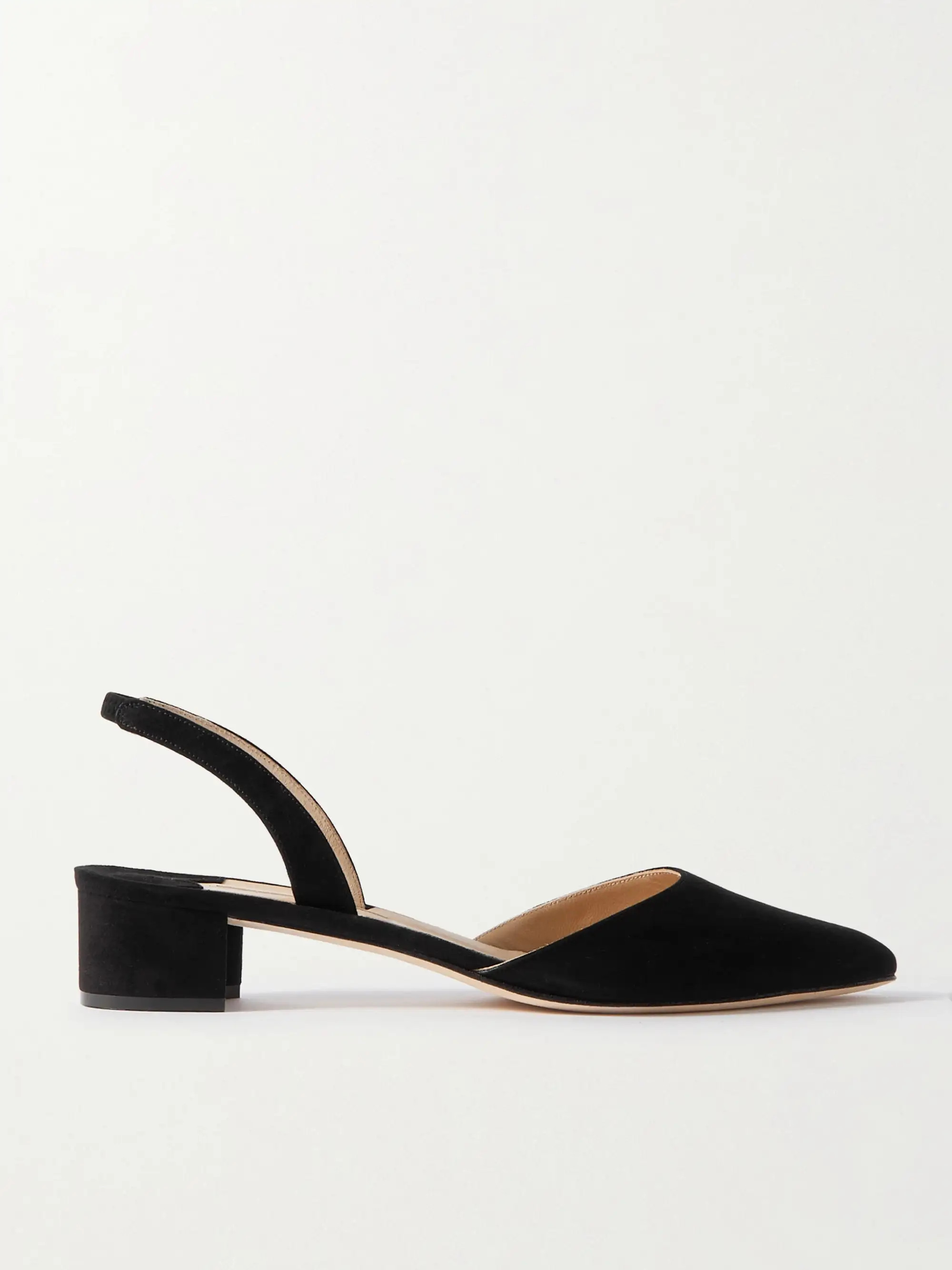 Aspro 30 suede slingback pumps | NET-A-PORTER (US)