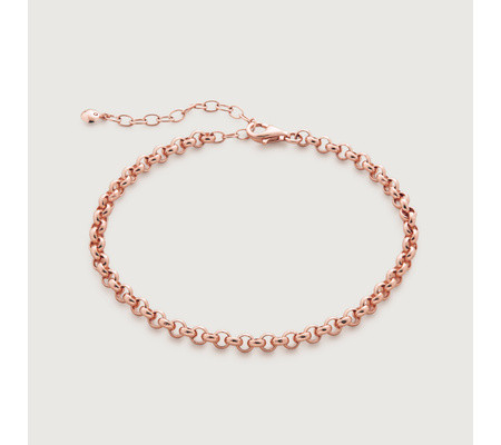 Rose Gold Vintage Chain Bracelet | Monica Vinader (US)