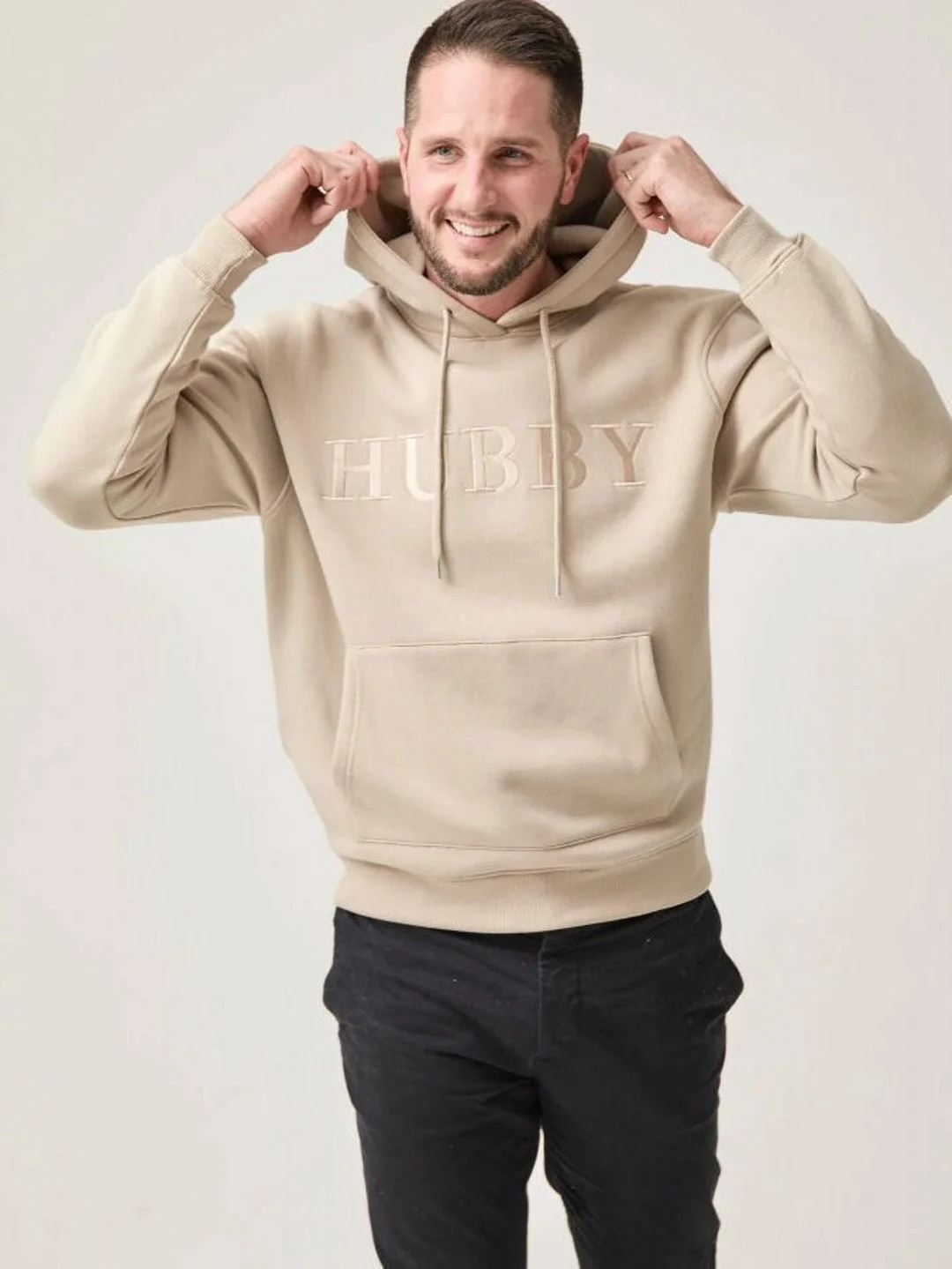 Hubby Hoodie Six Stories Hubby Jumper Hubby Embroidered - Etsy | Etsy (US)