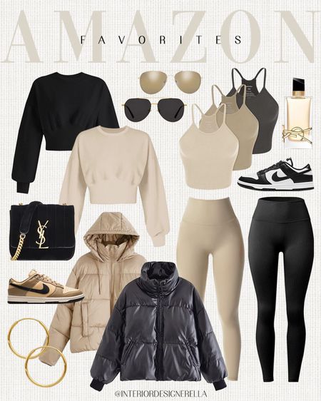 $27 cropped tank set, $28 cropped sweatshirts, puffer jackets & more!! ✨Everything I post is on LTK so you can also screenshot this pic to shop or go to my LTK & click on the “Shop OOTD Collages” collections🤗 Hope you’re having an amazing day amazing people!! #amazonfashion #founditonamazon #ltkstyle 

#LTKunder100 #LTKshoecrush #LTKunder50