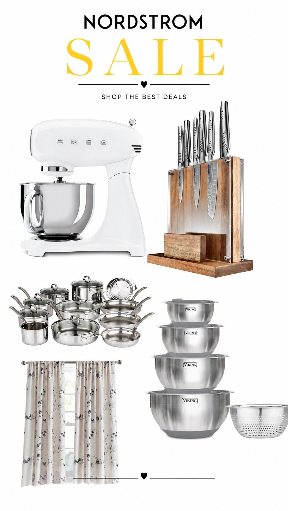 Home favorites worth adding to your cart 🤍✨

The Nordstrom Anniversary Sale has some of the best home deals of the year! From the iconic SMEG stand mixer to premium Viking cookware, stylish kitchen essentials, and beautiful home décor—these are the pieces I’d grab before they sell out.

🛍️ Save now while they’re still in stock!

#LTKHome #NordstromAnniversarySale #Nordstrom #HomeDecor #KitchenEssentials #SMEG #VikingCookware #HomeInspo #LTKSale #LTKFinds #HomeFavorites

#LTKHome #LTKU #LTKSaleAlert