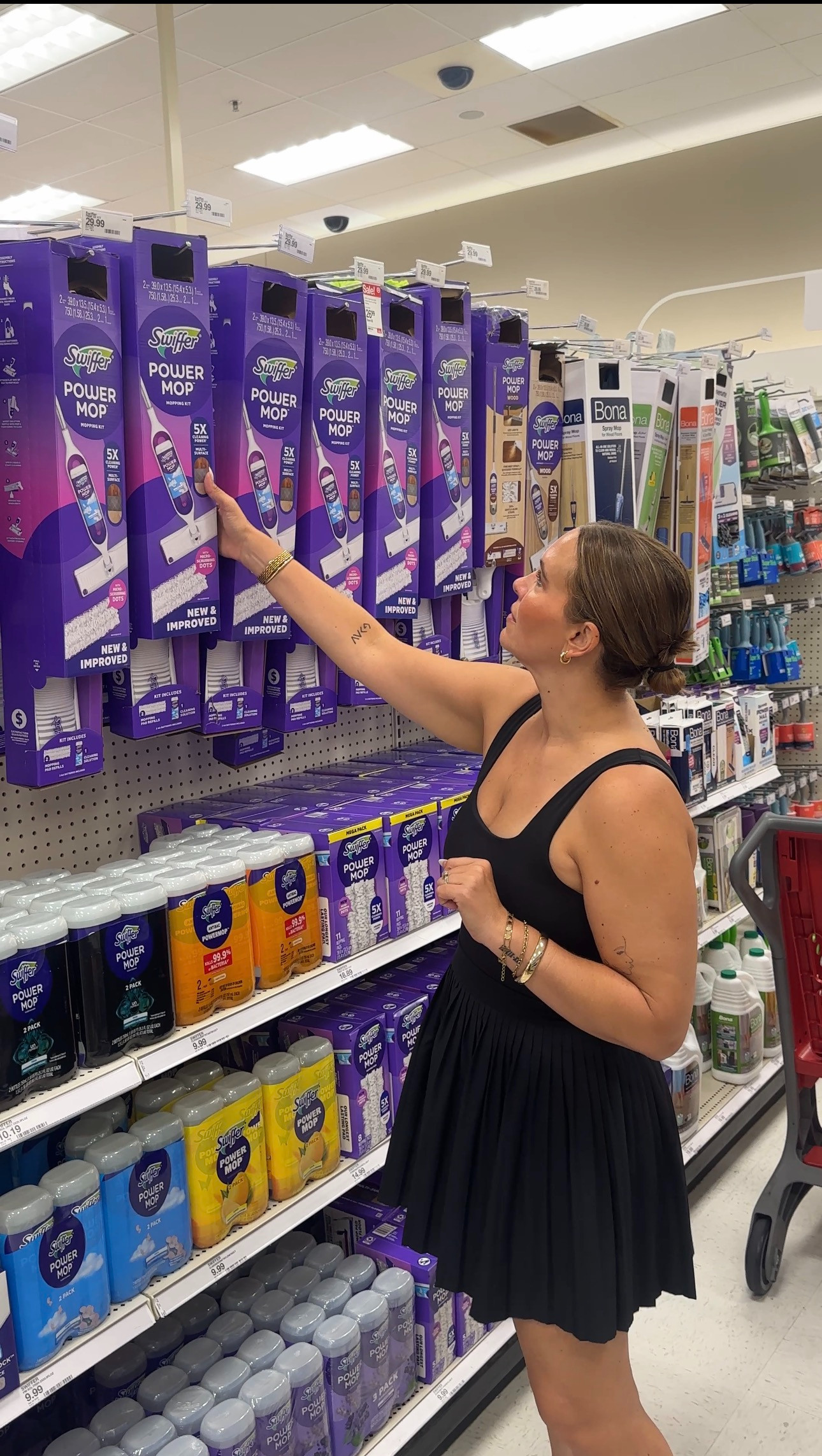#ad We're getting close to Ella's college move in day, which means we are checking more things off of our list! The upgraded Swiffer Mop is a must have for her dorm, along with Unstopables In Wash Scent Beads. Her room and her clothes will be fresh and clean! #targetpartner and #TargetRun @target @downy @swiffer 

 #LTKdayinmylife #LTKmomlife #LTKHome