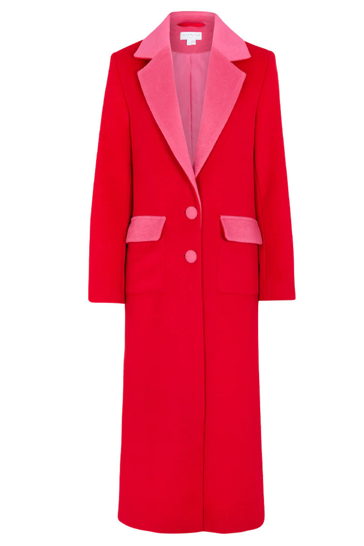 Red Wool 55 Coat | Never Fully Dressed US