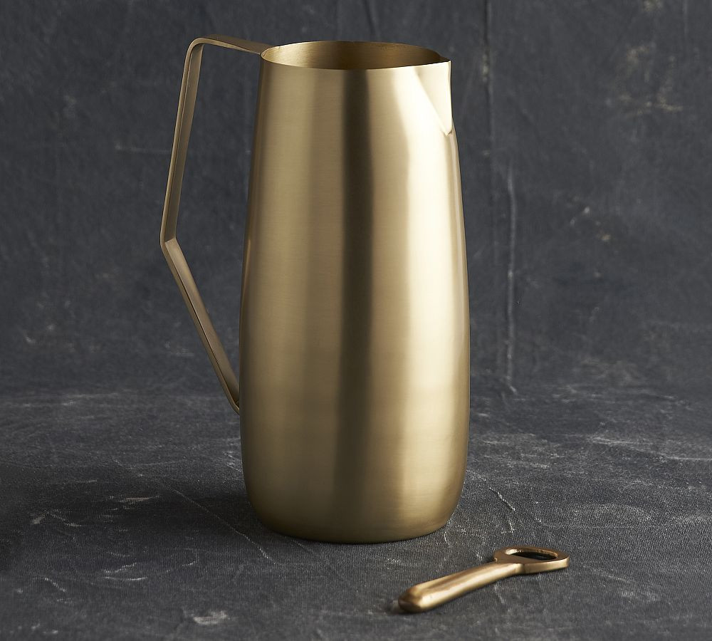 Avila Handmade Brass Pitcher | Pottery Barn (US)