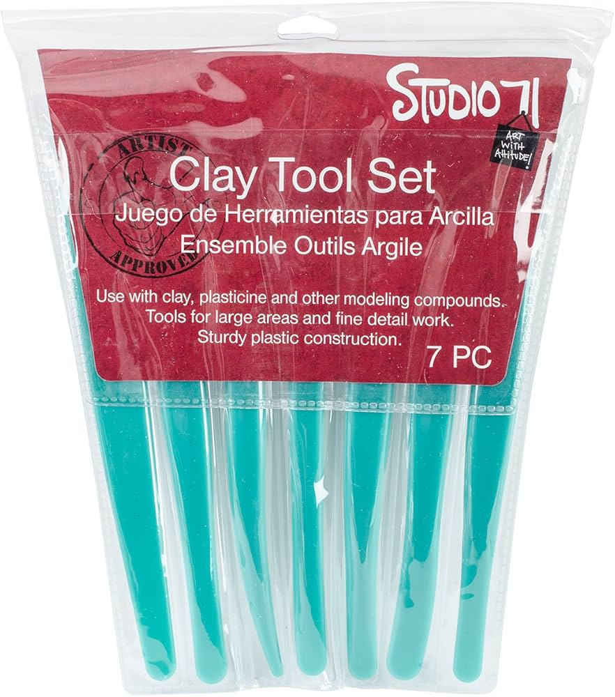 Darice 7-Piece Set – Sturdy Plastic Types Packaged in Reusable Pouch –Tools for Large and Fin... | Amazon (US)