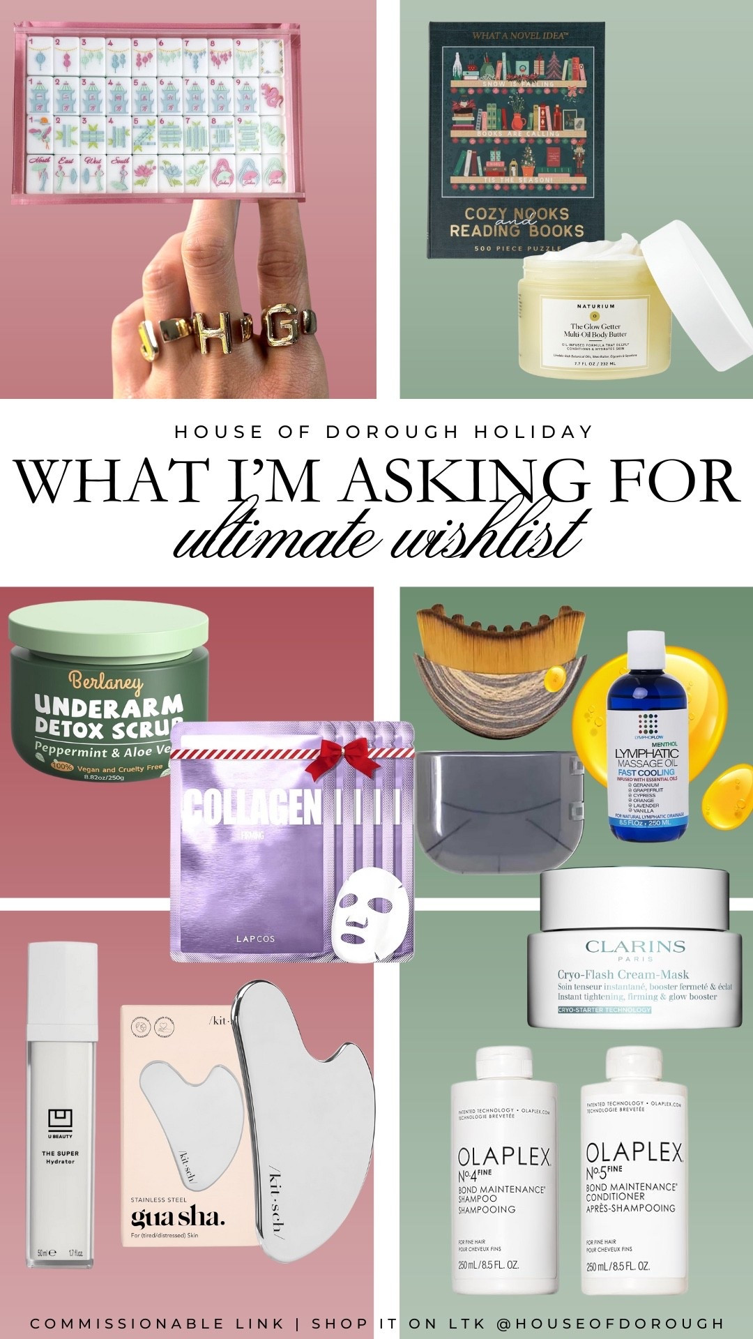 My personal ultimate wishlist! 

Gift guide, christmas gifts, holiday gifts, gifts for her, gift ideas, christmas guide, christmas wishlist

#LTKGiftGuide #LTKSeasonal #LTKHoliday