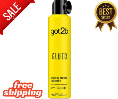 SCHWARZKOPF GOT2B GLUED BLASTING FREEZE SPRAY 300ML HAIRSPRAY FAST FREE DELIVERY  | eBay | eBay UK