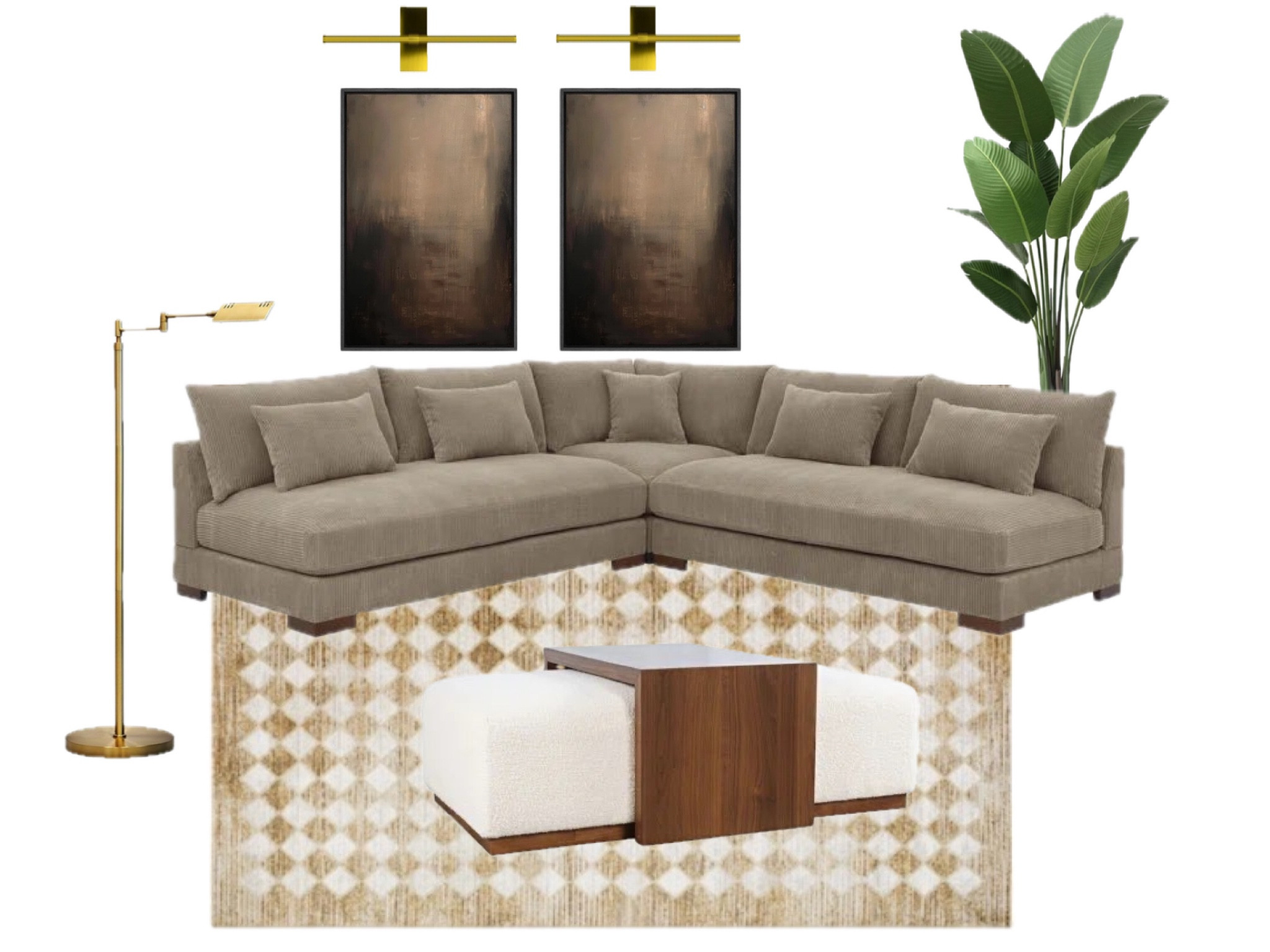 cozy and warm living roomm