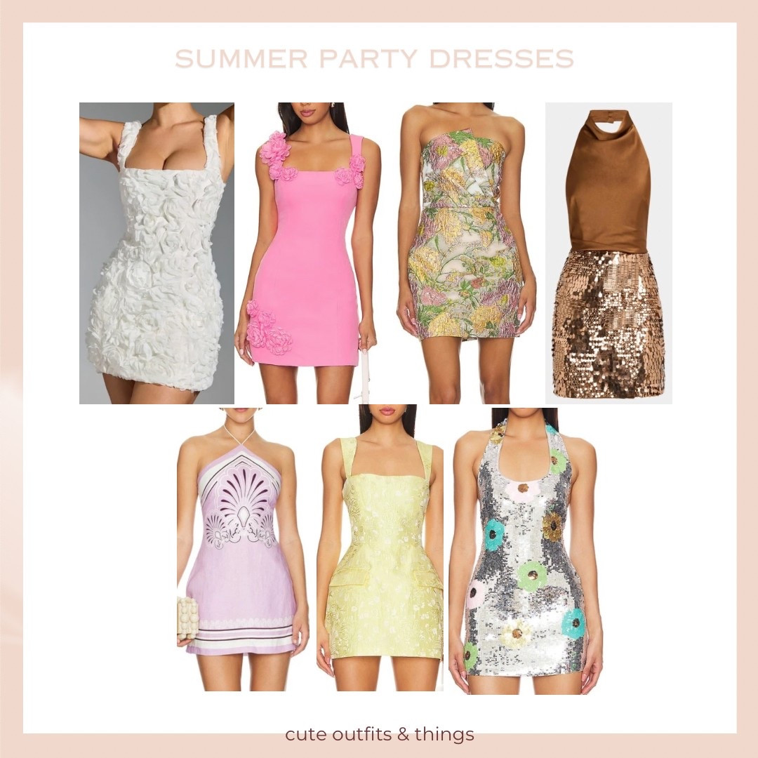 Mini dresses, major vibes 💃🌸
Your summer party lineup just got cuter. #OOTD #CuteOutfitsAndThings

#LTKParties #LTKStyleTip #LTKSummerEdit
