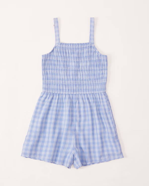smocked romper | Abercrombie & Fitch (US)