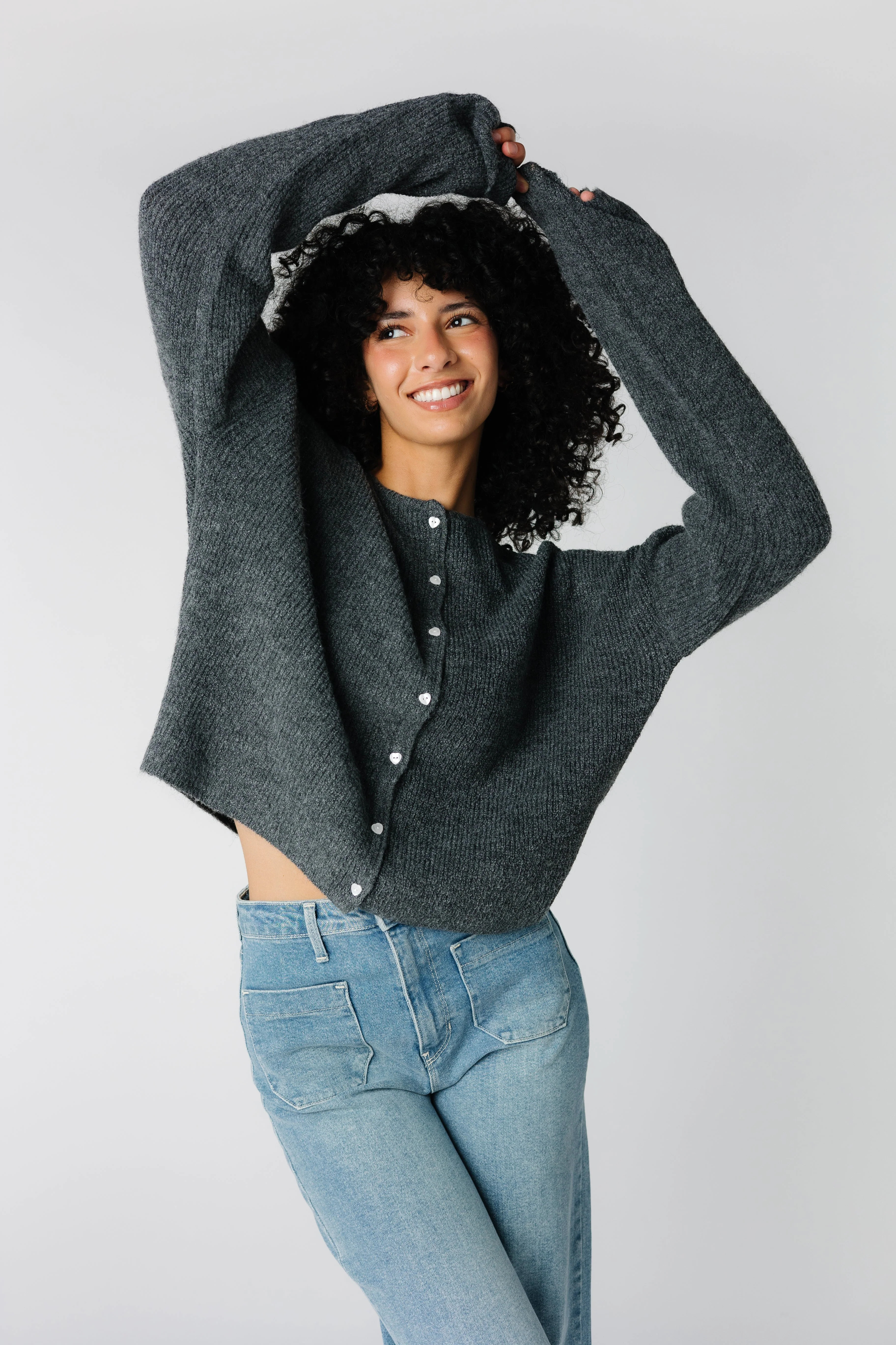 Heart Button Down Cardigan | Called To Surf