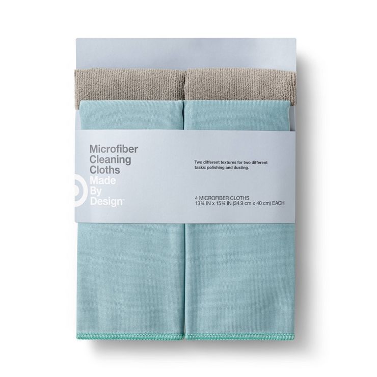 Microfiber Dust Cloths - 4pk  - Made By Design&#8482; | Target