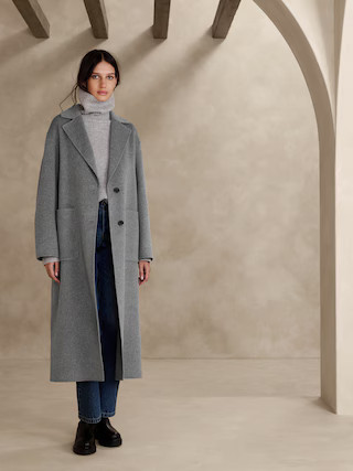 Amina Oversized Top Coat | Banana Republic (US)