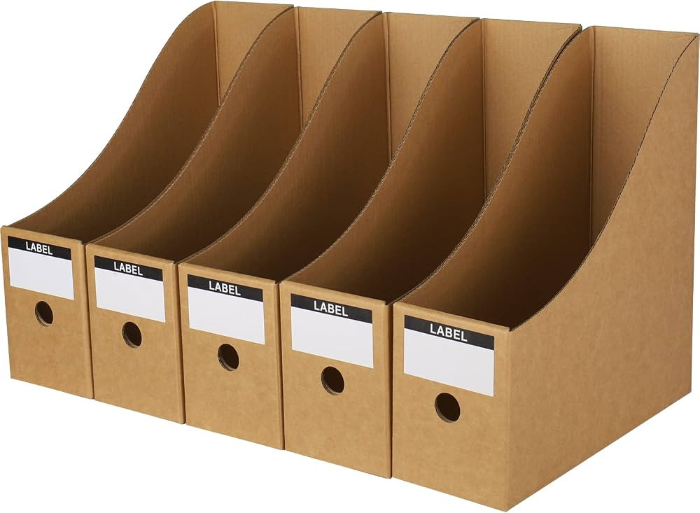 Magazine Holder Organizer Office File Holder Cardboard File Folders Paper Storage Box Catalog Rac... | Amazon (CA)