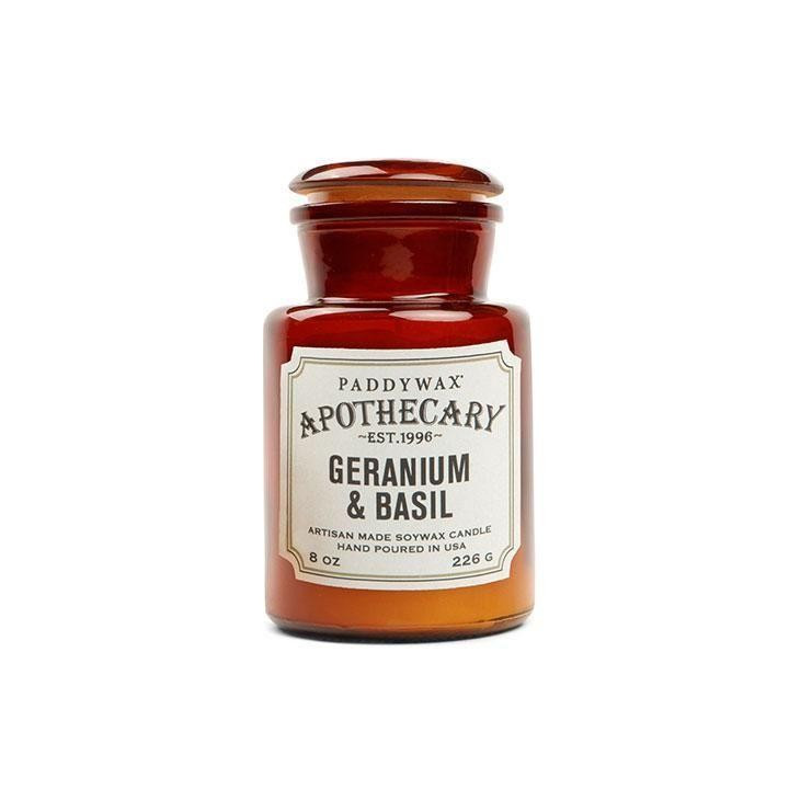 Apothecary Candle - Geranium & Basil | Paddywax